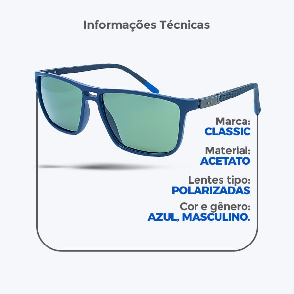 Óculos de Sol Classic VS9117 Detalhes