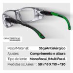5x9 CARACTERÍSTICAS DA ARMAÇÃO