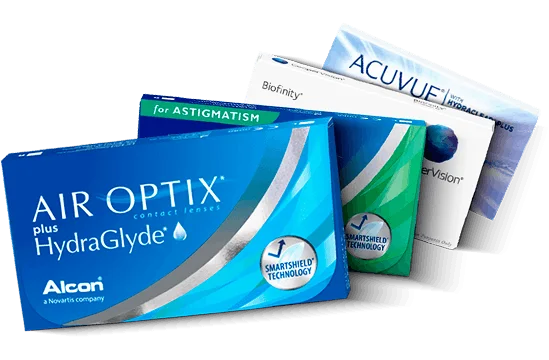 Marcas de lentes de contato disponíveis na Ótica Fênix